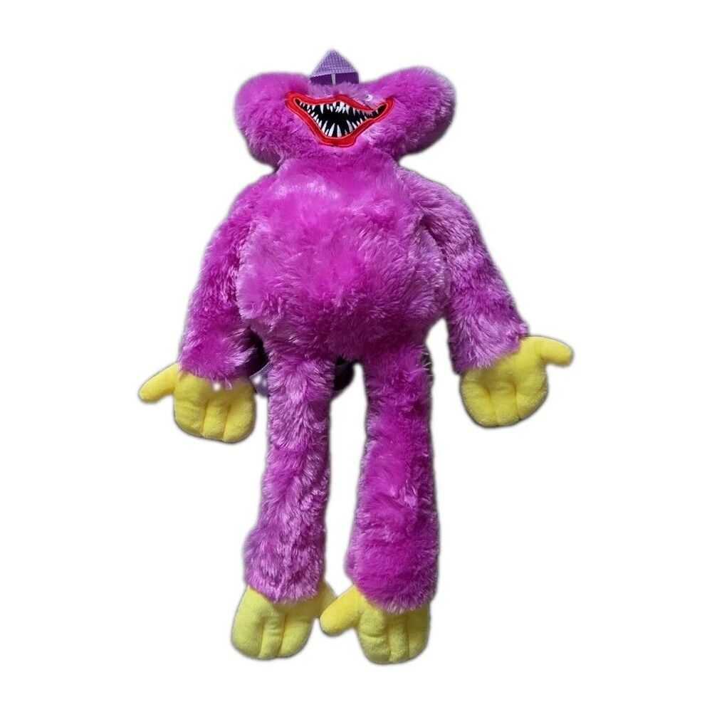 Poppy Playtime Kissy Missy Purple Plush Character Backpack Long Legs 22 Inch GUC